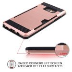 Wholesale Galaxy Note FE / Note Fan Edition / Note 7 Credit Card Armor Case (Rose Gold)